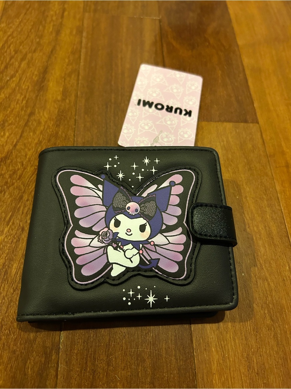Sanrio Kuromi Purple Butterfly Garden Mini Wallet - Picture 5 of 10